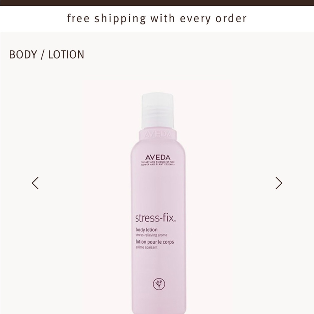 Aveda Stress Fix Body Lotion NIB